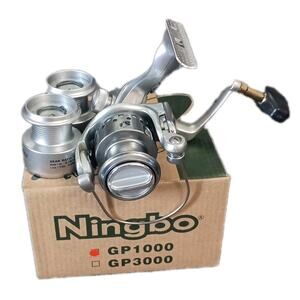 Fishing Reel Ningbo Gp1000 New Open Box With 2 Extra Spools